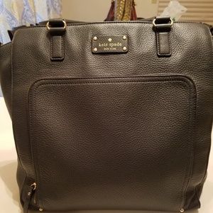 Original Kate Spade large gunmetal purse